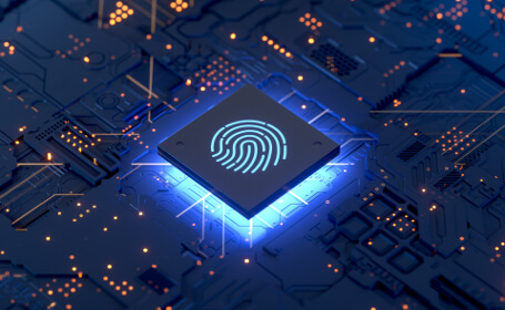 Puce de sécurité pour le stockage sécurisé des données biométriques d’empreintes digitales